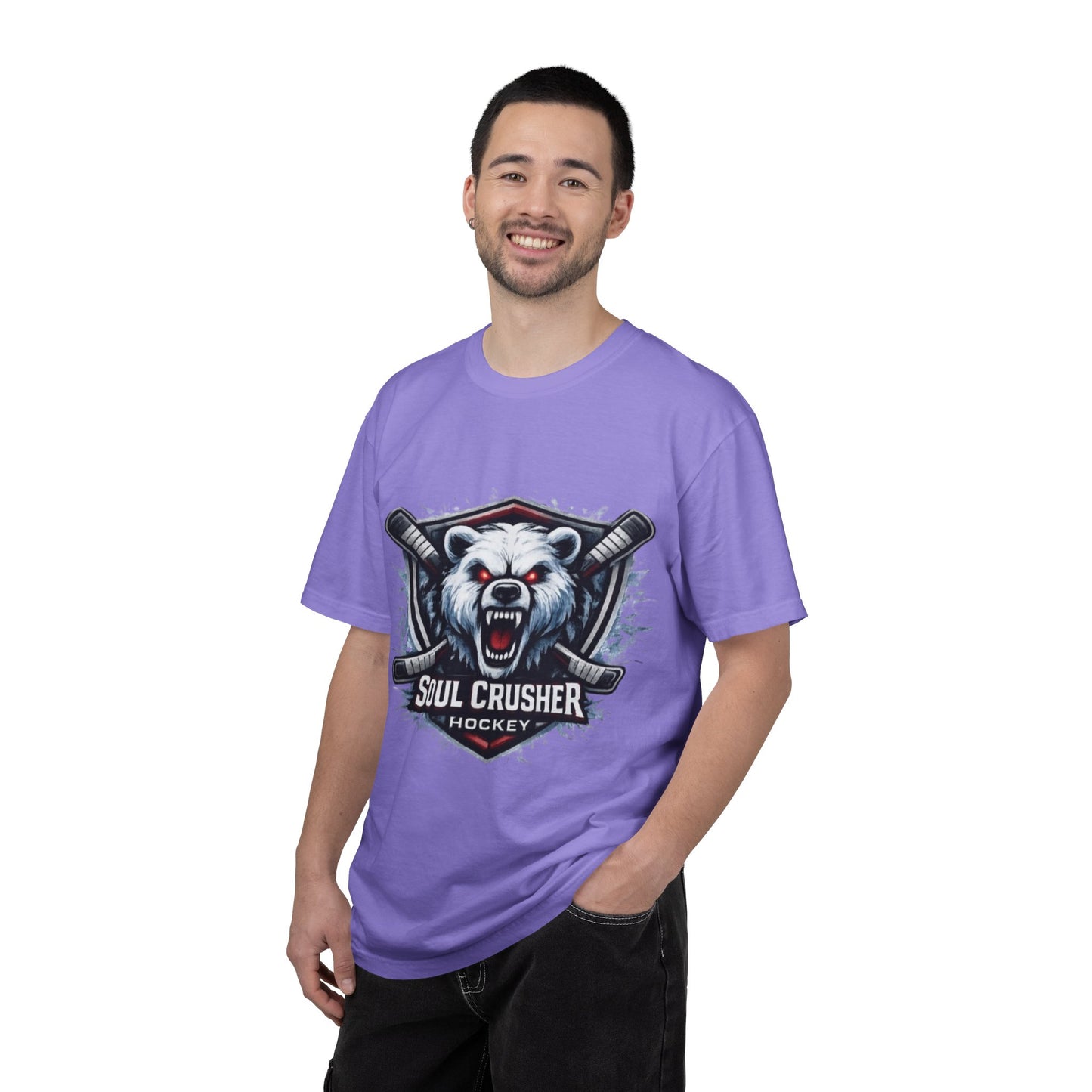 Soul Crusher Hockey T-Shirt — Fierce Bear Logo Tee