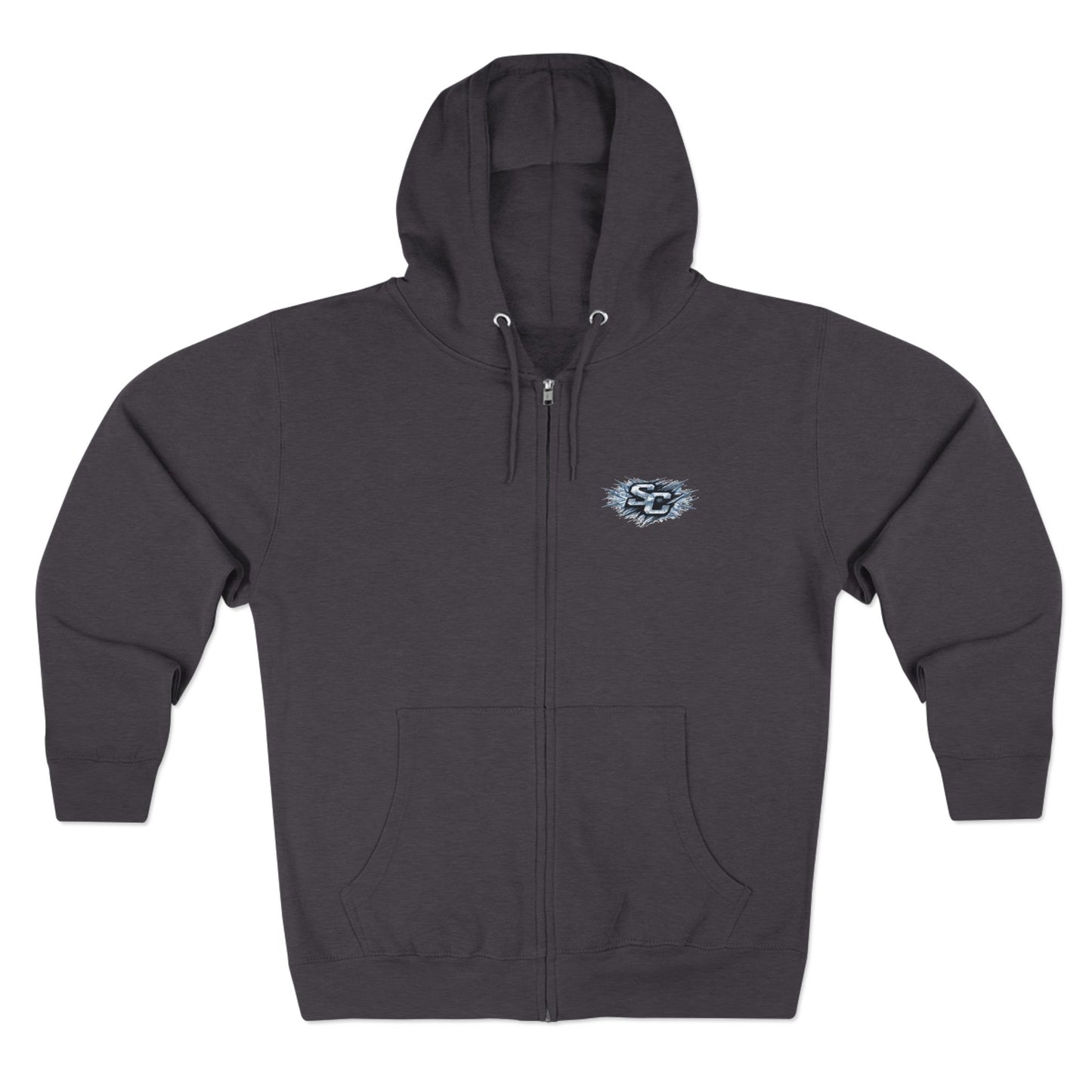 Soul Crusher Hockey Zip Hoodie — Bear Mascot Hockey Team Jacket