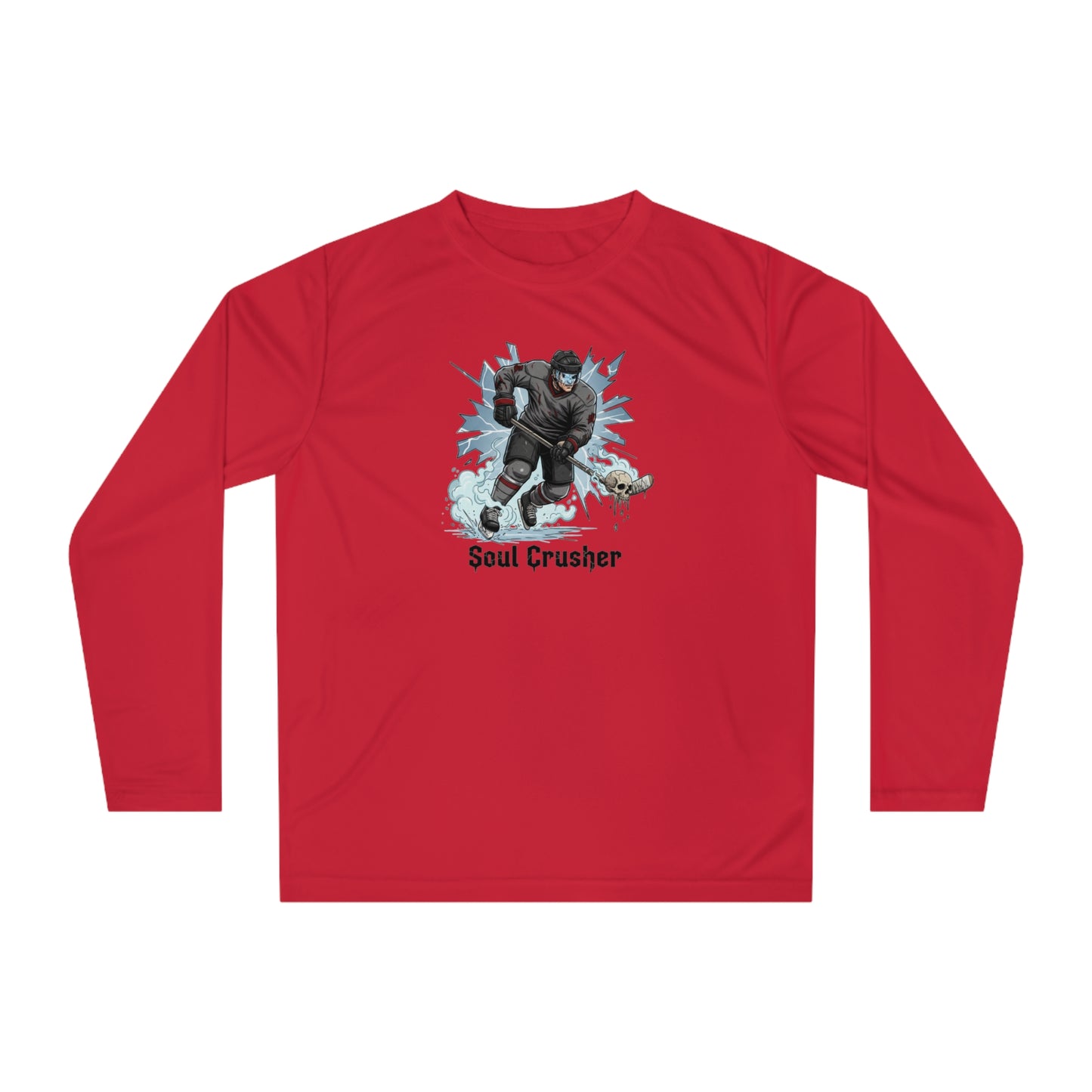 Hockey Long Sleeve — "Leave Nothing Standing" Soul Crusher Performance Shirt