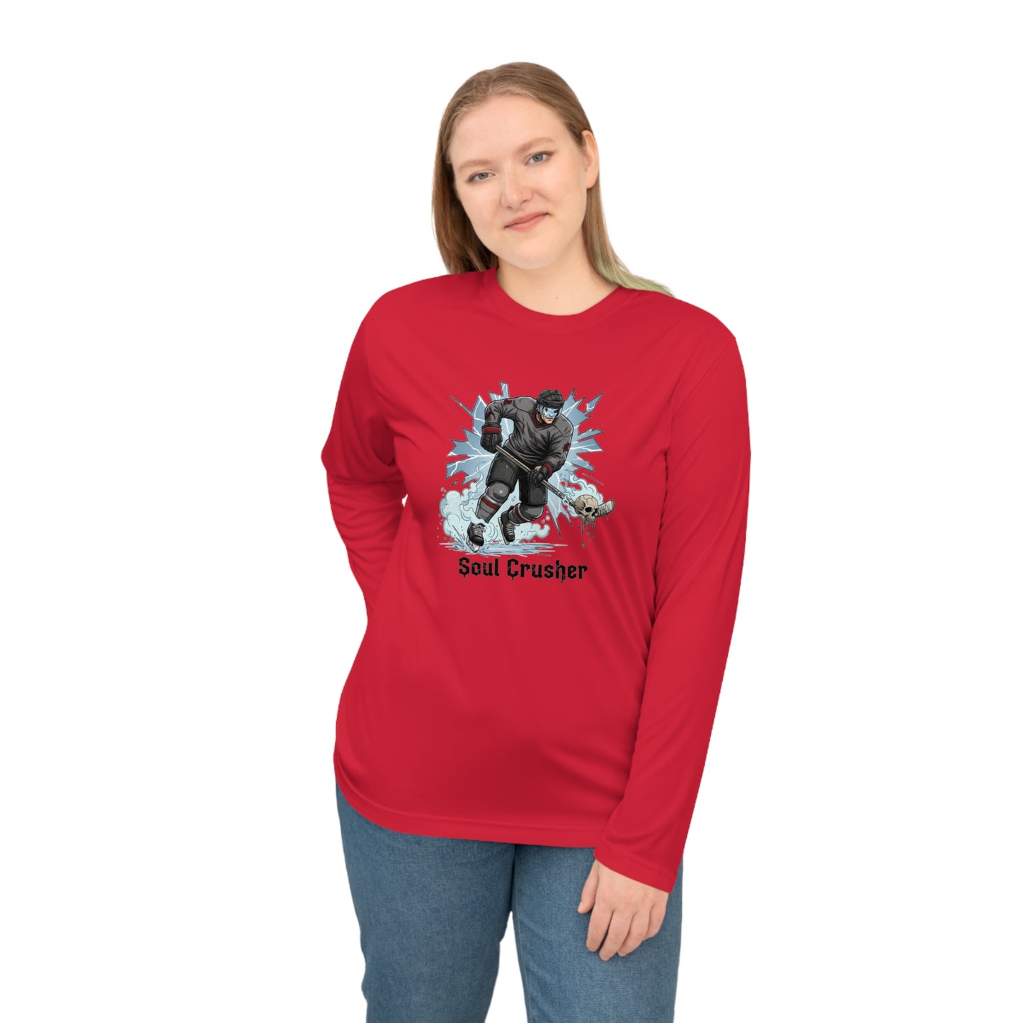 Hockey Long Sleeve — "Leave Nothing Standing" Soul Crusher Performance Shirt