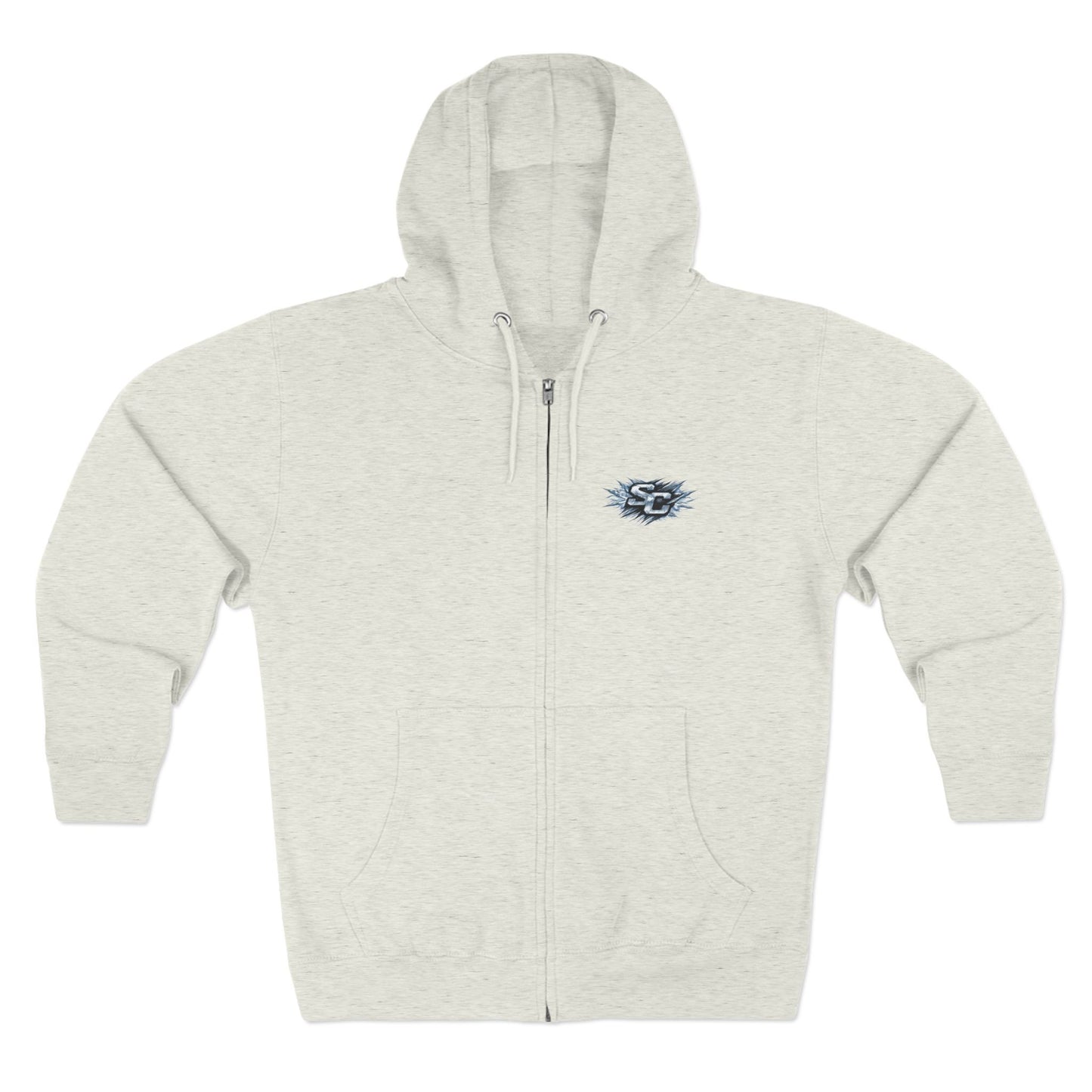 Soul Crusher Hockey Zip Hoodie — Bear Mascot Hockey Team Jacket