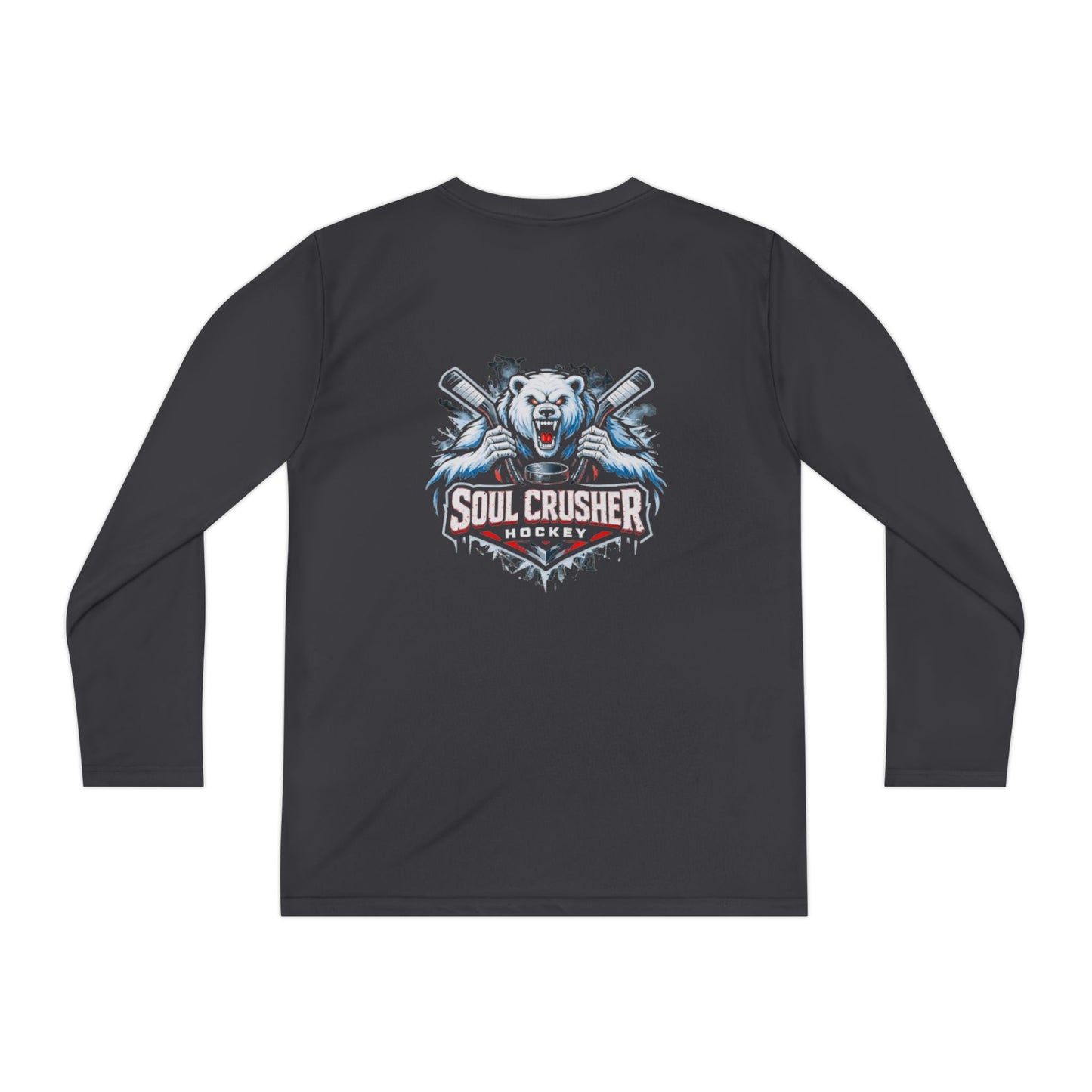 Youth Long Sleeve Tee — 'Soul Crusher Hockey' Team Shirt