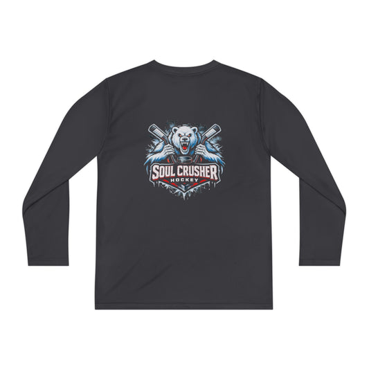 Youth Long Sleeve Tee — 'Soul Crusher Hockey' Team Shirt