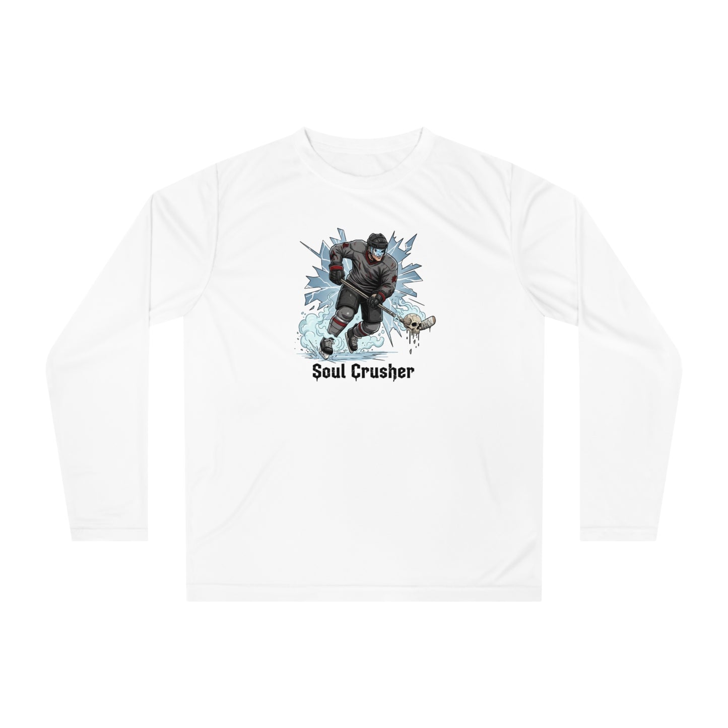 Hockey Long Sleeve — "Leave Nothing Standing" Soul Crusher Performance Shirt