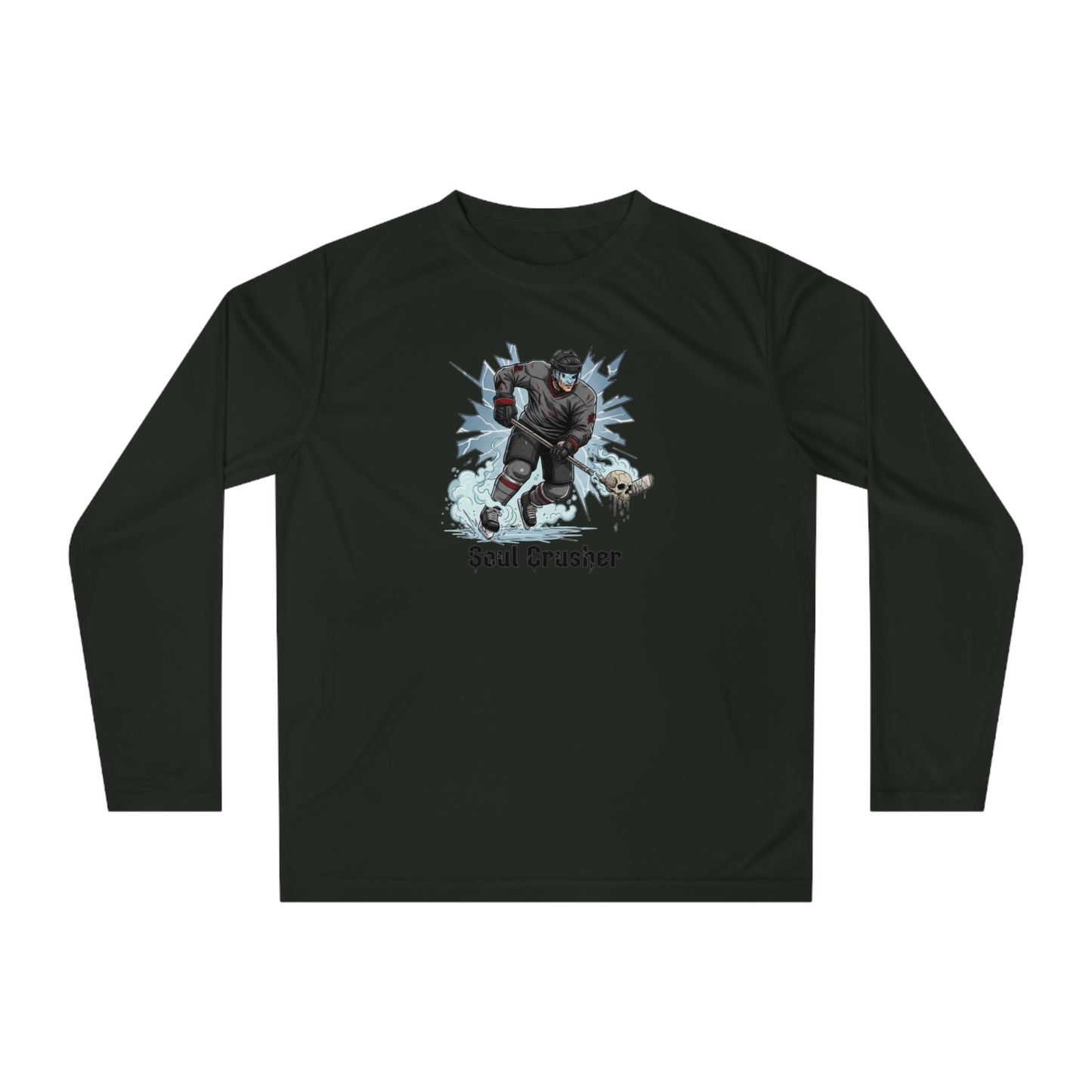 Hockey Long Sleeve — "Leave Nothing Standing" Soul Crusher Performance Shirt