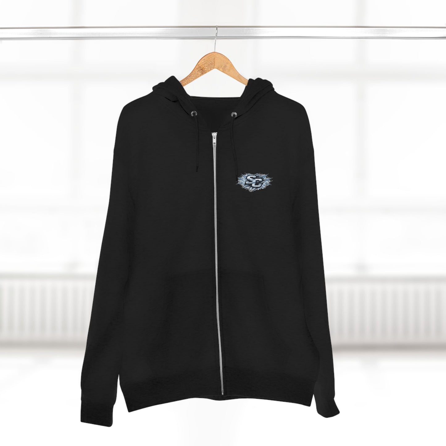 Soul Crusher Hockey Zip Hoodie — Bear Mascot Hockey Team Jacket