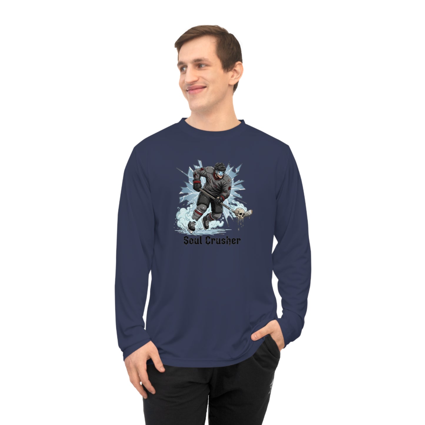 Hockey Long Sleeve — "Leave Nothing Standing" Soul Crusher Performance Shirt