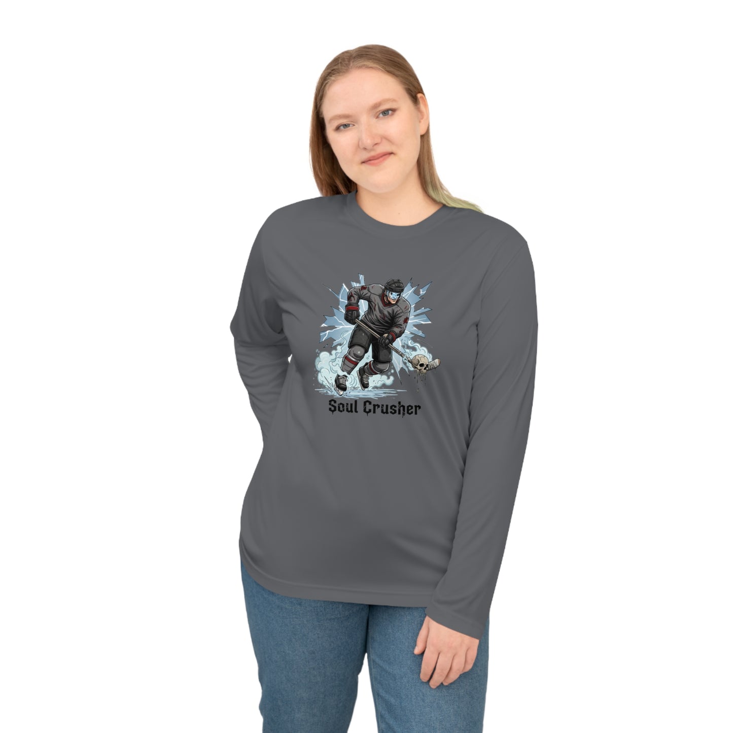 Hockey Long Sleeve — "Leave Nothing Standing" Soul Crusher Performance Shirt