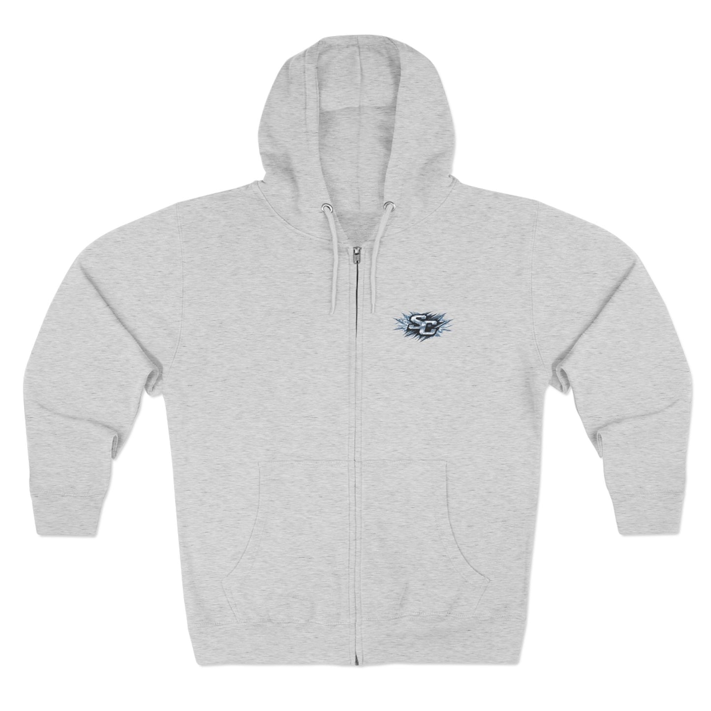 Soul Crusher Hockey Zip Hoodie — Bear Mascot Hockey Team Jacket