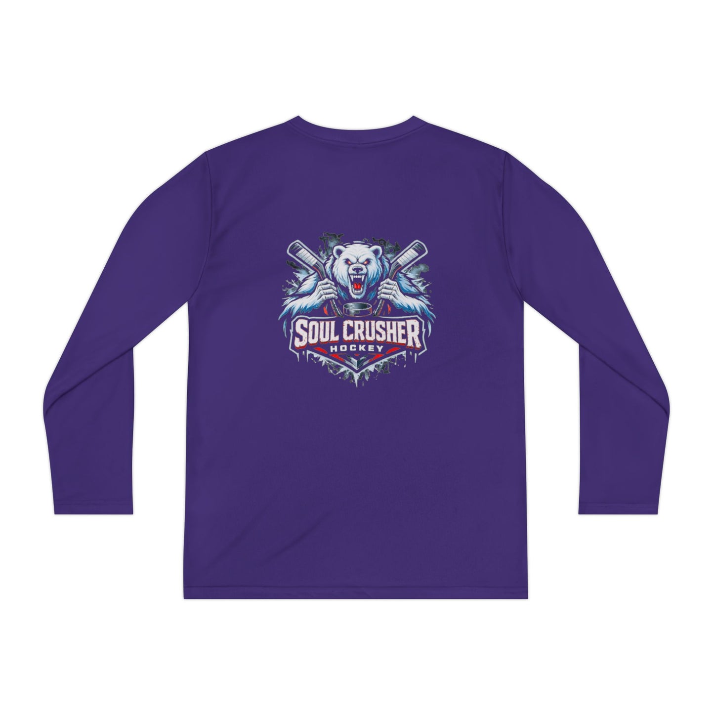 Youth Long Sleeve Tee — 'Soul Crusher Hockey' Team Shirt