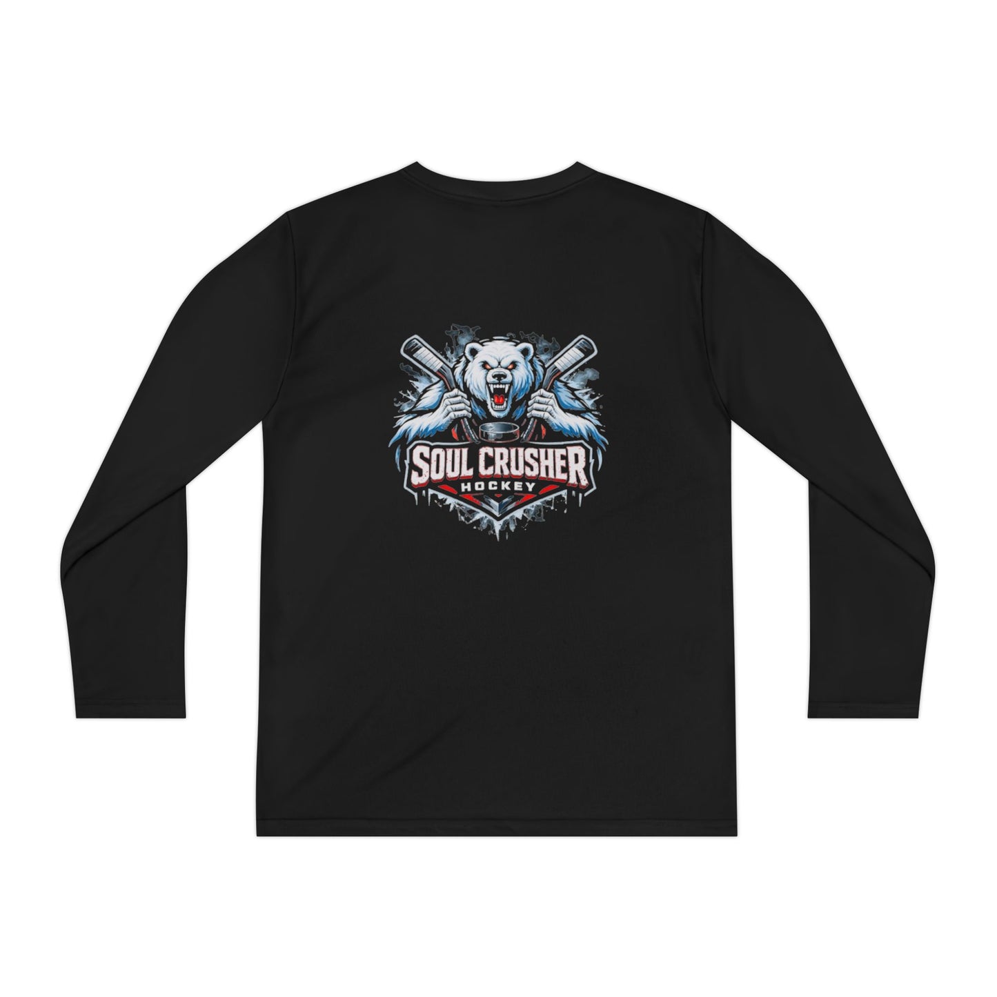 Youth Long Sleeve Tee — 'Soul Crusher Hockey' Team Shirt