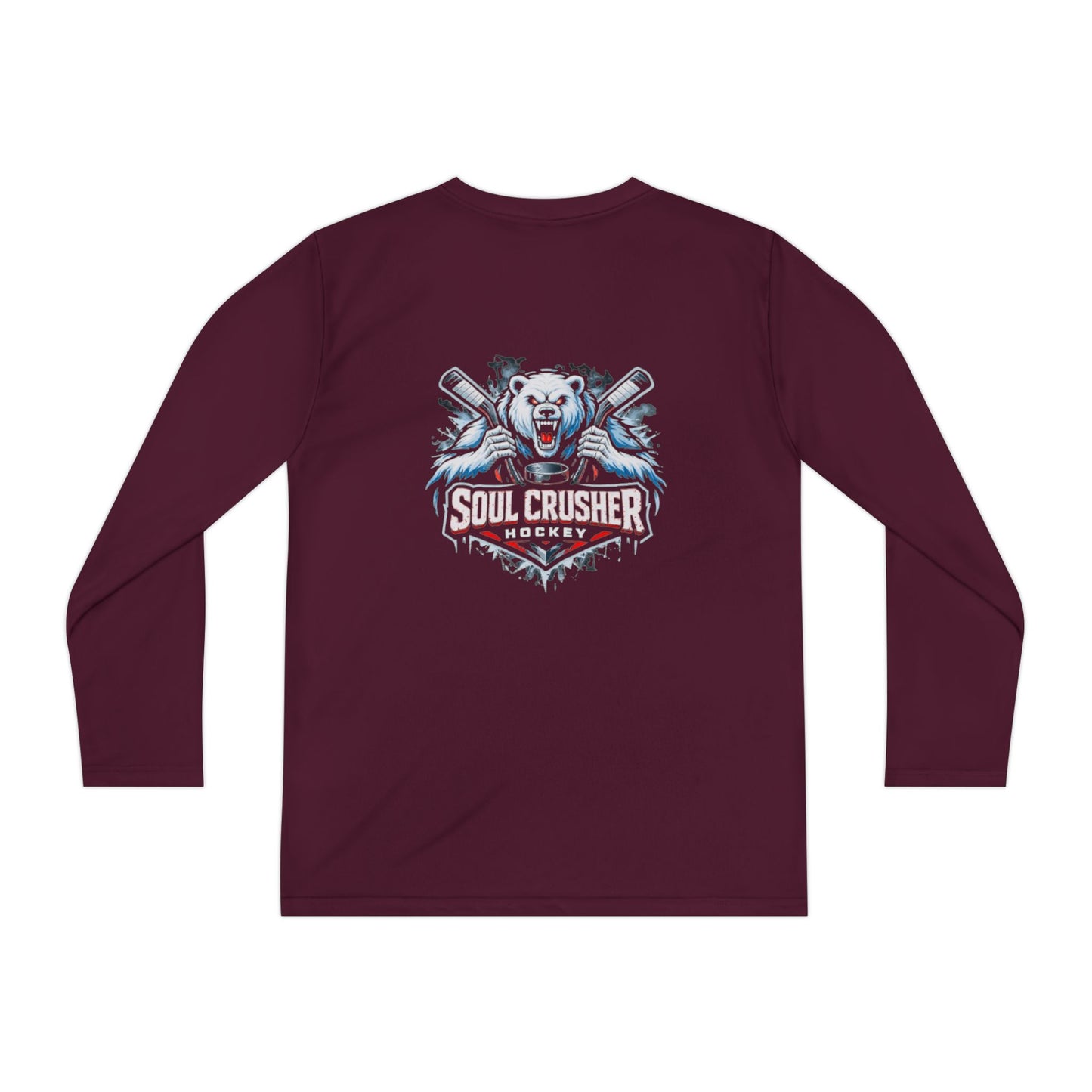 Youth Long Sleeve Tee — 'Soul Crusher Hockey' Team Shirt