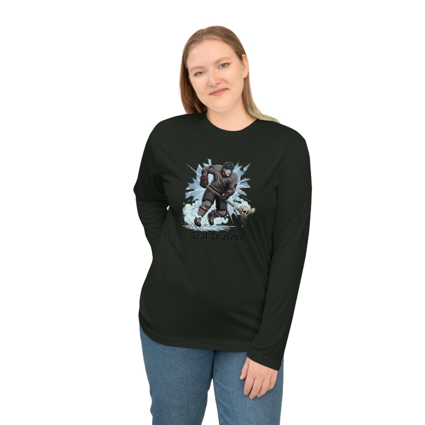 Hockey Long Sleeve — "Leave Nothing Standing" Soul Crusher Performance Shirt
