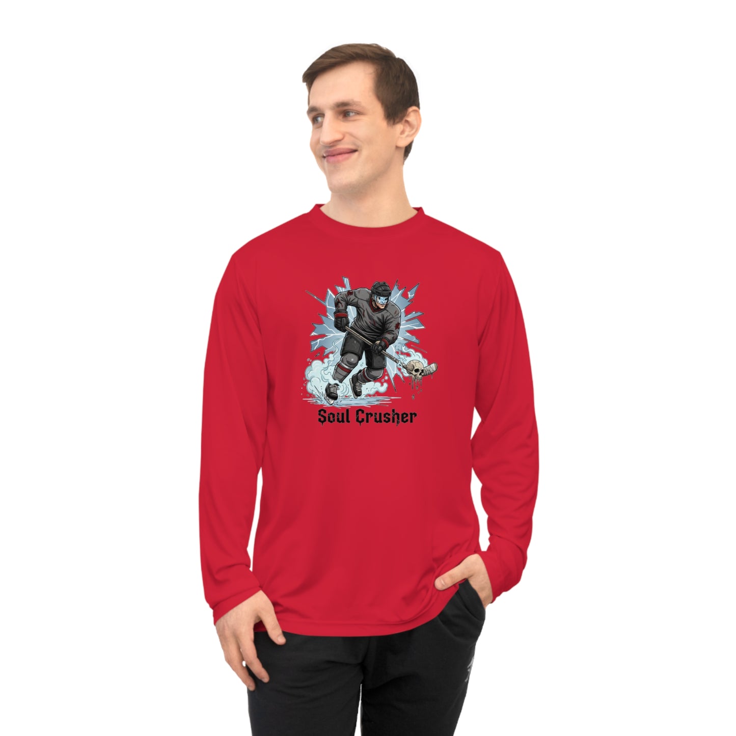 Hockey Long Sleeve — "Leave Nothing Standing" Soul Crusher Performance Shirt