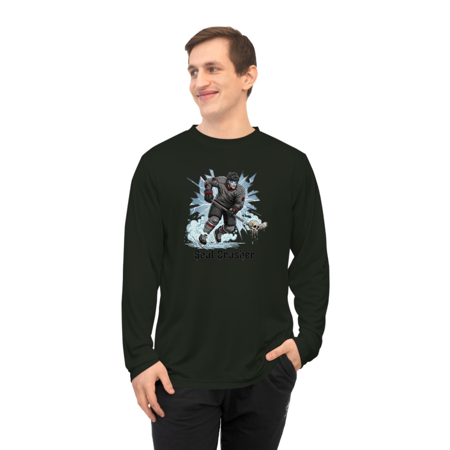 Hockey Long Sleeve — "Leave Nothing Standing" Soul Crusher Performance Shirt