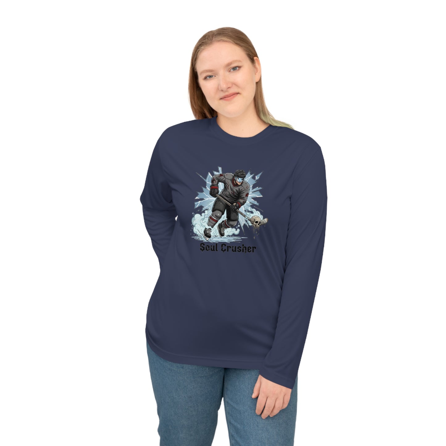Hockey Long Sleeve — "Leave Nothing Standing" Soul Crusher Performance Shirt