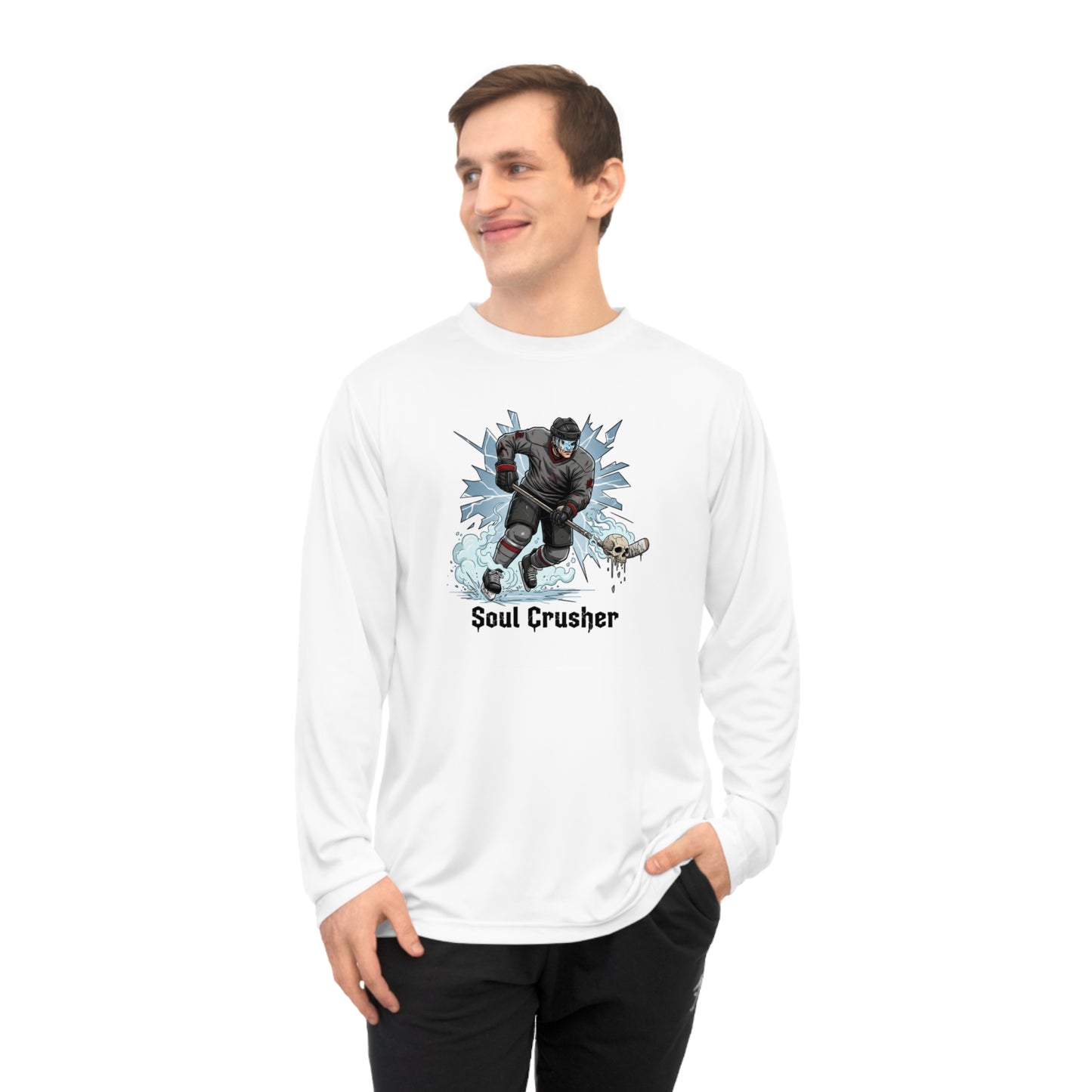 Hockey Long Sleeve — "Leave Nothing Standing" Soul Crusher Performance Shirt