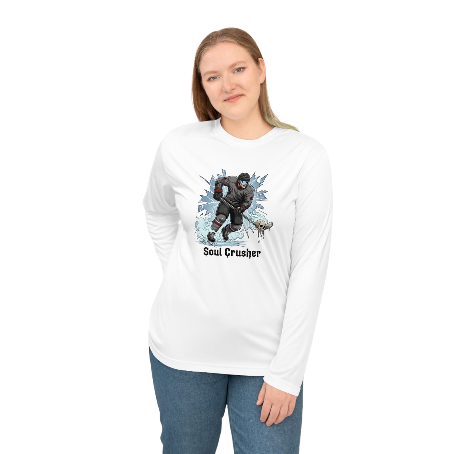 Hockey Long Sleeve — "Leave Nothing Standing" Soul Crusher Performance Shirt