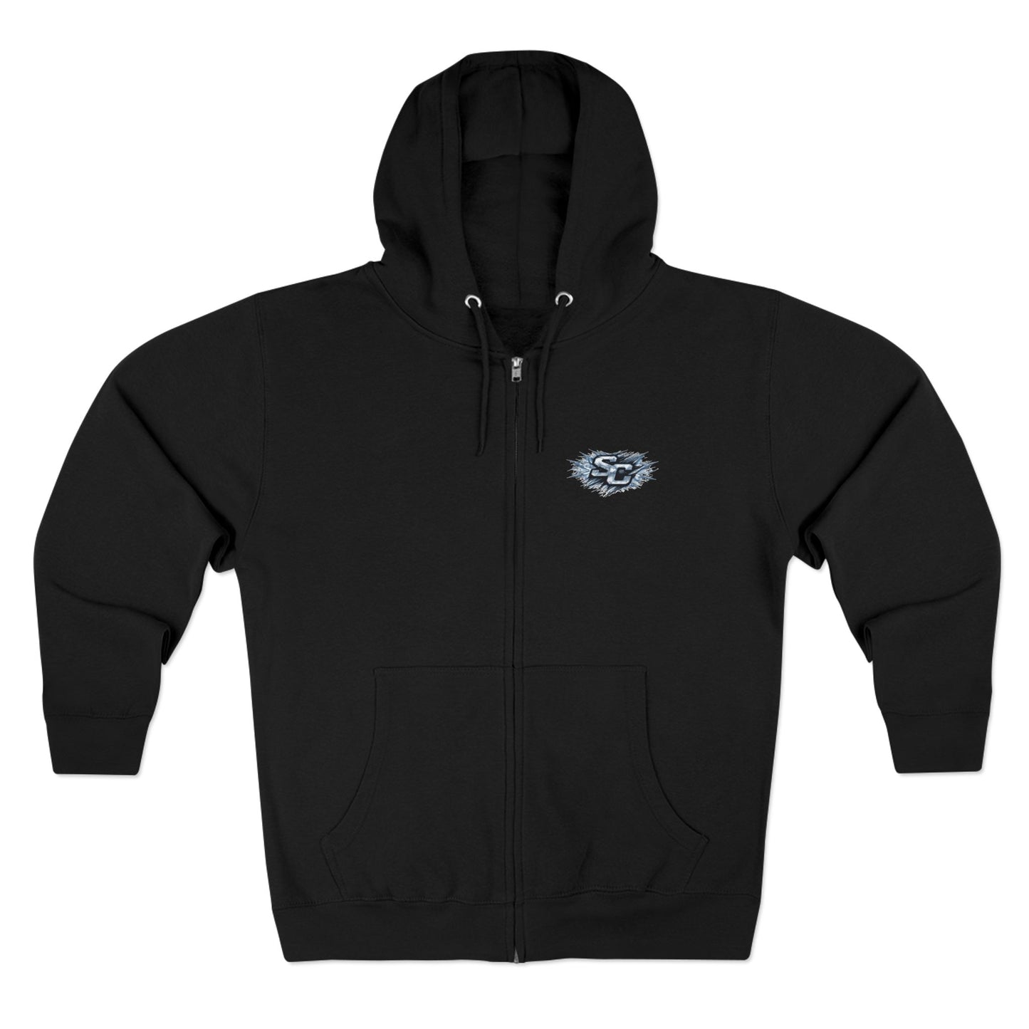 Soul Crusher Hockey Zip Hoodie — Bear Mascot Hockey Team Jacket