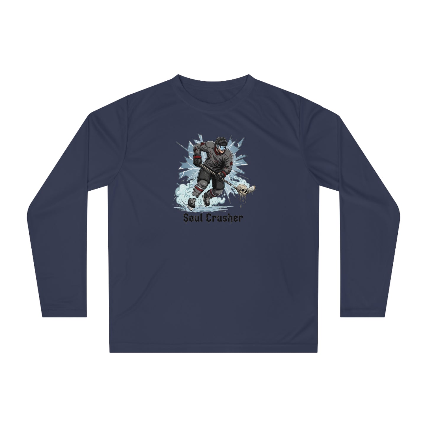 Hockey Long Sleeve — "Leave Nothing Standing" Soul Crusher Performance Shirt