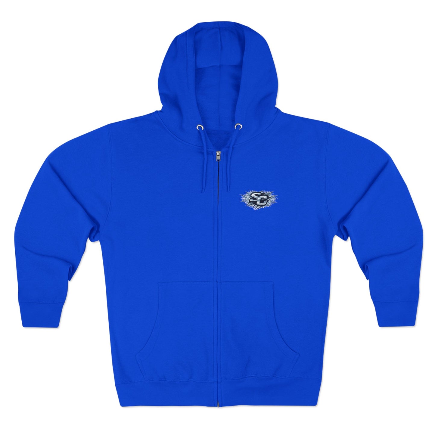 Soul Crusher Hockey Zip Hoodie — Bear Mascot Hockey Team Jacket
