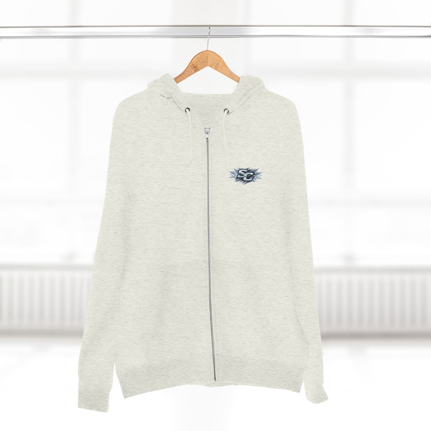 Soul Crusher Hockey Zip Hoodie — Bear Mascot Hockey Team Jacket